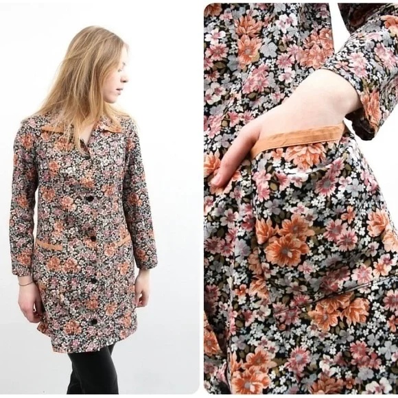 Vintage long floral top - Picture 2 of 6